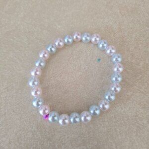 🌸 Pastel Pearl Bead Bracelet 🌸